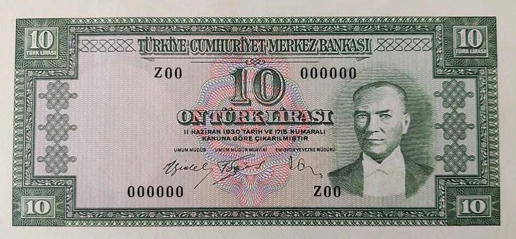 10 Türk Lirası (E5-Tertip IV)